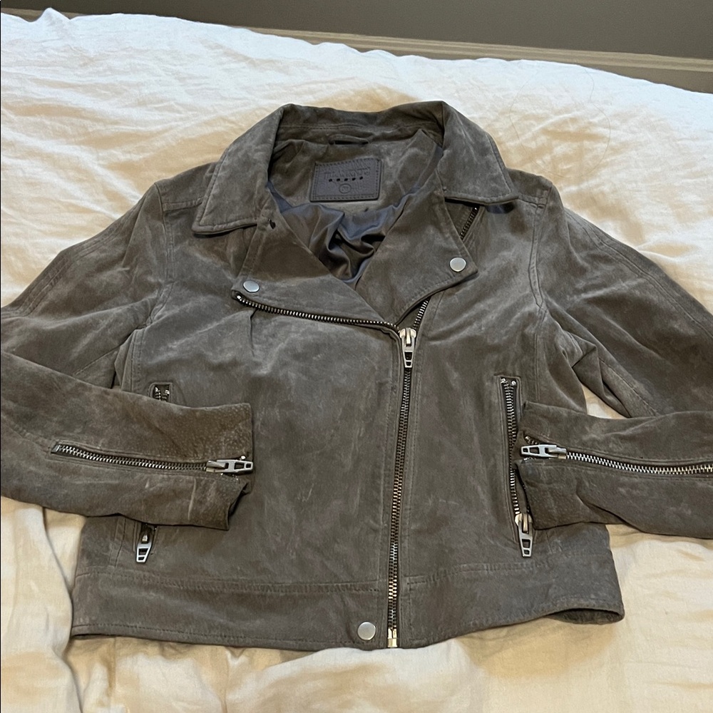 BLANK NYC Suede leather jacket